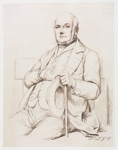 Casimir le Conte, efter Boulanger, 1856. av Charles Meryon