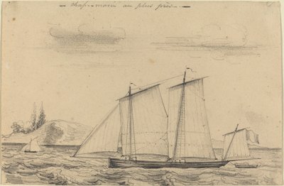 Tidvattenjägare på nära håll av Charles Meryon