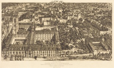 Collège Henri IV, Paris, eller Lycée Napoléon av Charles Meryon
