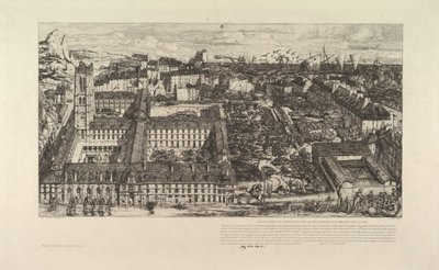 College Henri IV eller Lycée Napoléon, 1863-64. av Charles Meryon