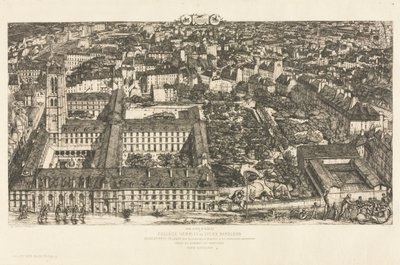Henrik IV:s college. av Charles Meryon