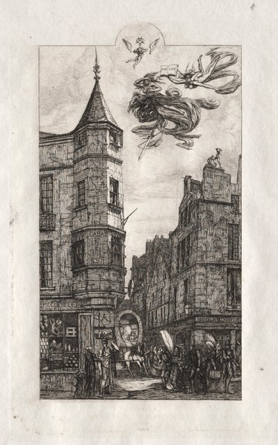 Etsningar av Paris: Turret, rue de l