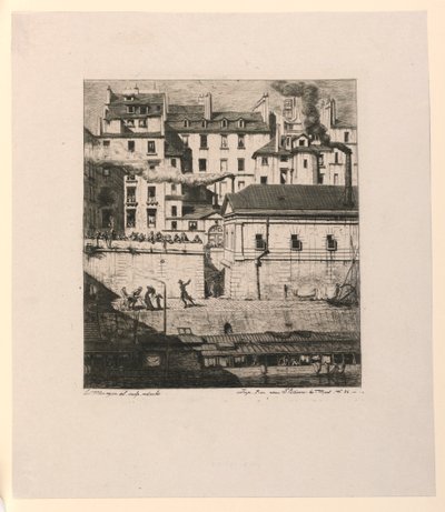 Bårhuset av Charles Meryon