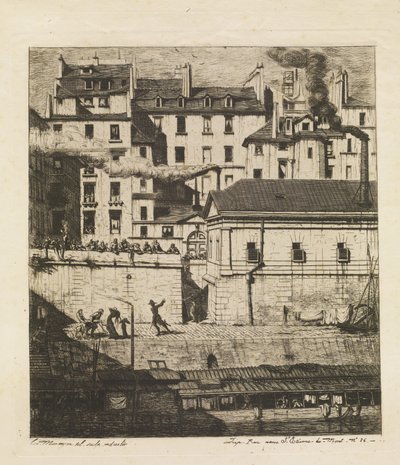 Bårhuset av Charles Meryon