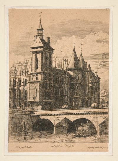 Klocktornet, 1852 av Charles Meryon