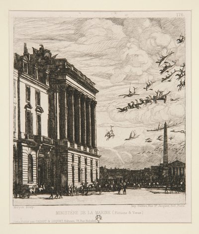 Le Ministre de la Marine (marinministeriet) av Charles Meryon