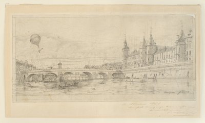 Pont au Change, Paris av Charles Meryon