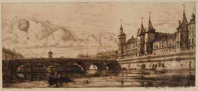 Pont au Change, Paris av Charles Meryon
