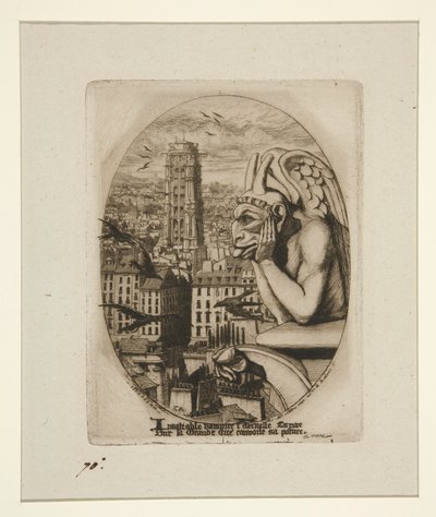 Le Stryge (Vampyren) av Charles Meryon