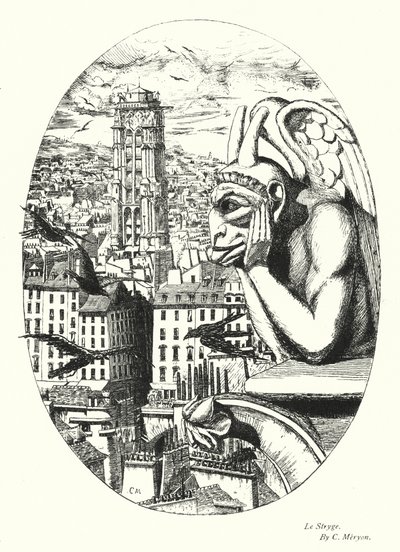 Och Stryge (medlemmar) av Charles Meryon