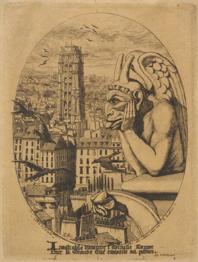 Le stroge (Vampyren) av Charles Meryon