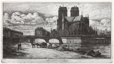Notre Dame de Paris av Charles Meryon