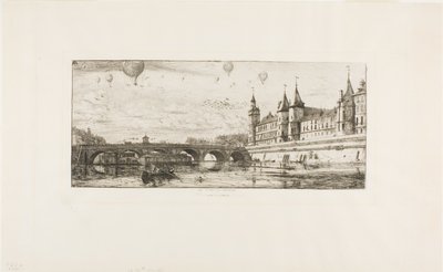 Pont au Change, Paris av Charles Meryon