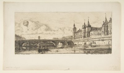 Pont-au-Change, Paris av Charles Meryon