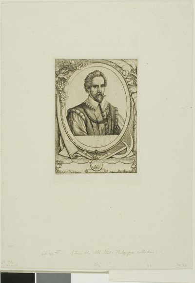 Porträtt av René de Laudonnière Sablais (de Burdigale) av Charles Meryon