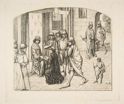 Överlämnandet av Valerius Maximus till kung Ludvig XI av Charles Meryon