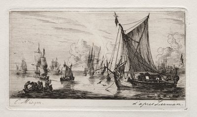 Söderhavsfiskare av Charles Meryon