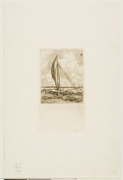 Swift-Sailing Proa, Mulgrave Archipelago, Oceanien av Charles Meryon