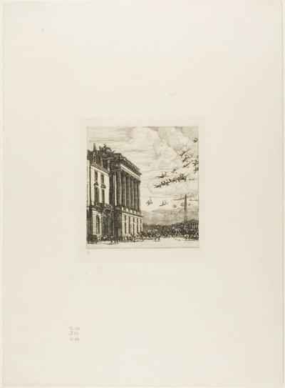 Amiralitetet, Paris av Charles Meryon