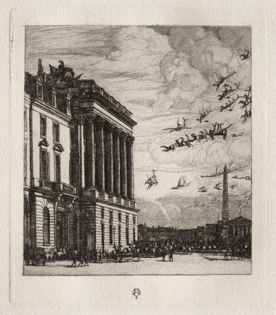 Amiralitetet, Paris av Charles Meryon