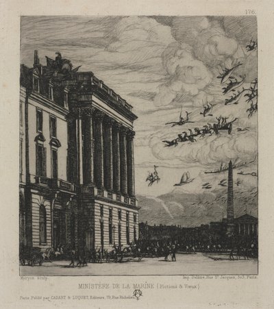 Amiralitetet, Paris av Charles Meryon