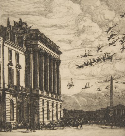 Amiralitetet, Paris, 1865. av Charles Meryon