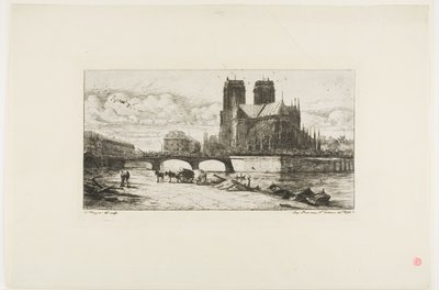 Apsiden av Notre-Dame, Paris av Charles Meryon
