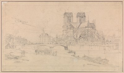 Absiden i Notre-Dame, Paris av Charles Meryon