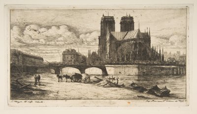 Absiden i Notre-Dame, Paris av Charles Meryon
