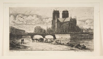 Absiden i Notre-Dame, Paris av Charles Meryon