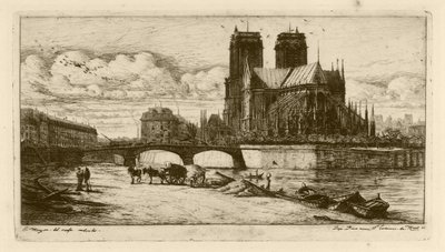 Absiden i Notre-Dame, Paris av Charles Meryon