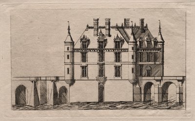 Chateau de Chenonceau av Charles Meryon