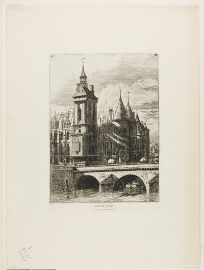 Klocktornet, Paris av Charles Meryon