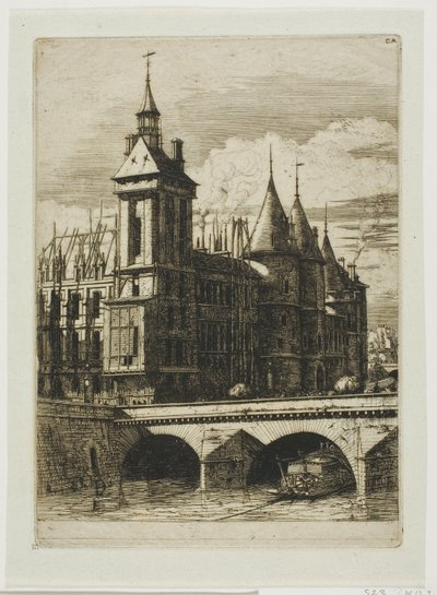Klocktornet, Paris av Charles Meryon