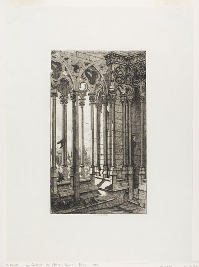 Galleriet Notre-Dame, Paris av Charles Meryon