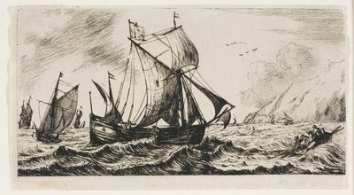 Gallioten av Jean de Vyl från Rotterdam av Charles Meryon