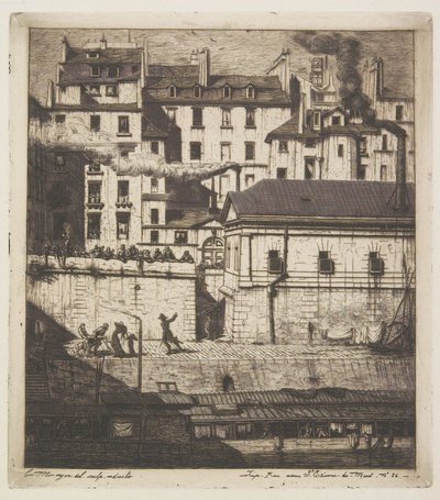 Bårhuset av Charles Meryon