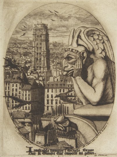 Vampyren, 1853. av Charles Meryon