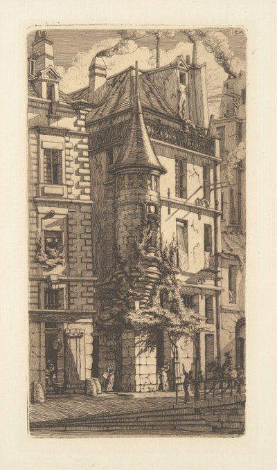 Torn, Rue de la Tixeranderie av Charles Meryon