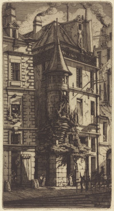 Torn i Rue de la Tixéranderie, Paris (Hus med ett torn, Weavers