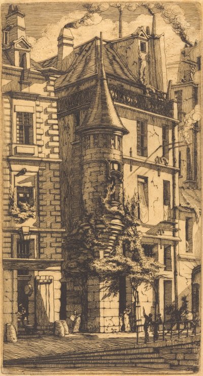 Torn i Rue de la Tixéranderie, Paris (Hus med ett torn, Weavers