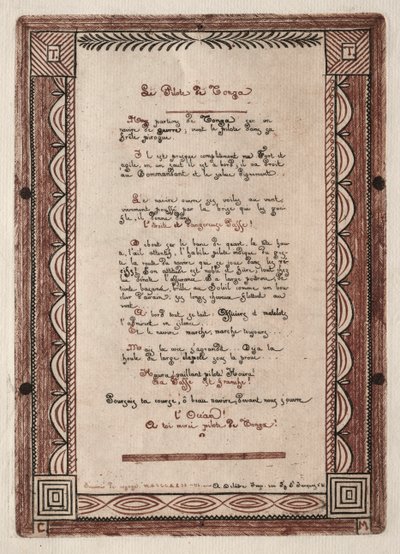 Verser till Piloten av Tonga, 1856. av Charles Meryon