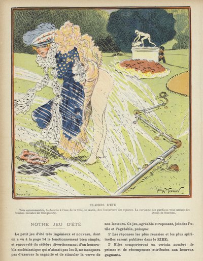 Illustration för Le Rire av Charles Meunier