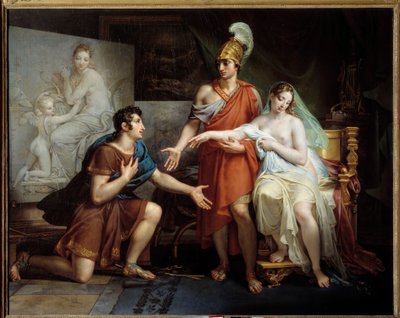 Alexander den store ger Campaspe till Apelles av Charles Meynier