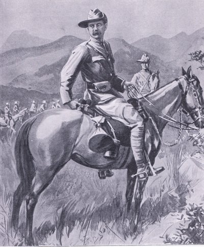 Brigadier-general Lumer, från After Pretoria: The Guerilla War publicerad av Harmsworth Bros Limited, 1901 av Charles Mills Sheldon