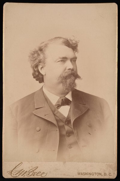 Porträtt av Alexander Brown 1843-1906, före 1893. av Charles Milton Bell