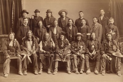 Sioux-delegationen,1891 (foto) av Charles Milton Bell