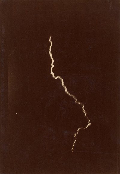 [Spiral of Lightning in a Thunderstorm], 12 maj 1886. av Charles Moussette