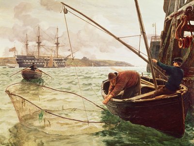 Et Smeltnet, 1886swed av Charles Napier Hemy