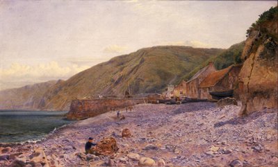 Bland singeln i Clovelly, 1864 av Charles Napier Hemy
